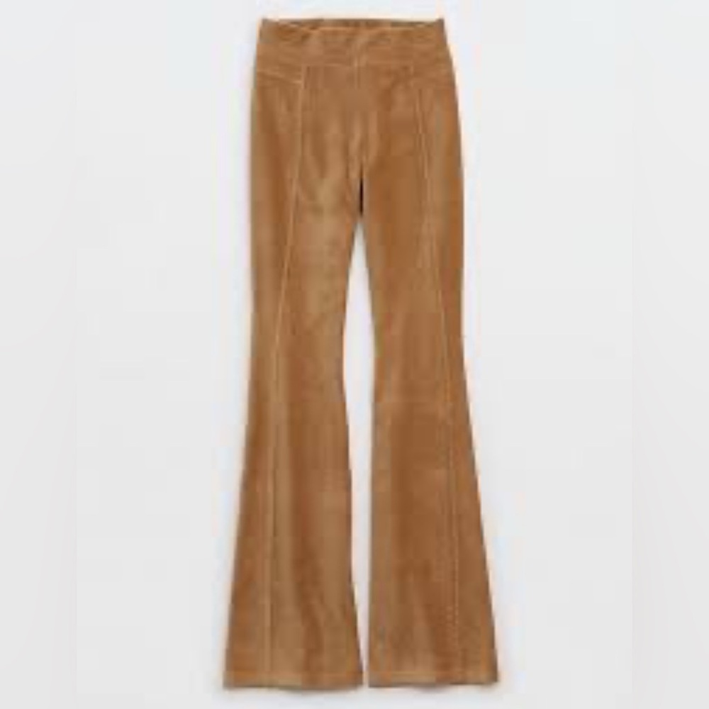 Aerie light light brown bottom pants size XS regular length